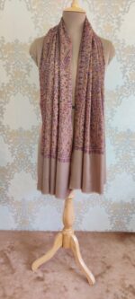 Natural Jamawar Pure Pashmina Shawl