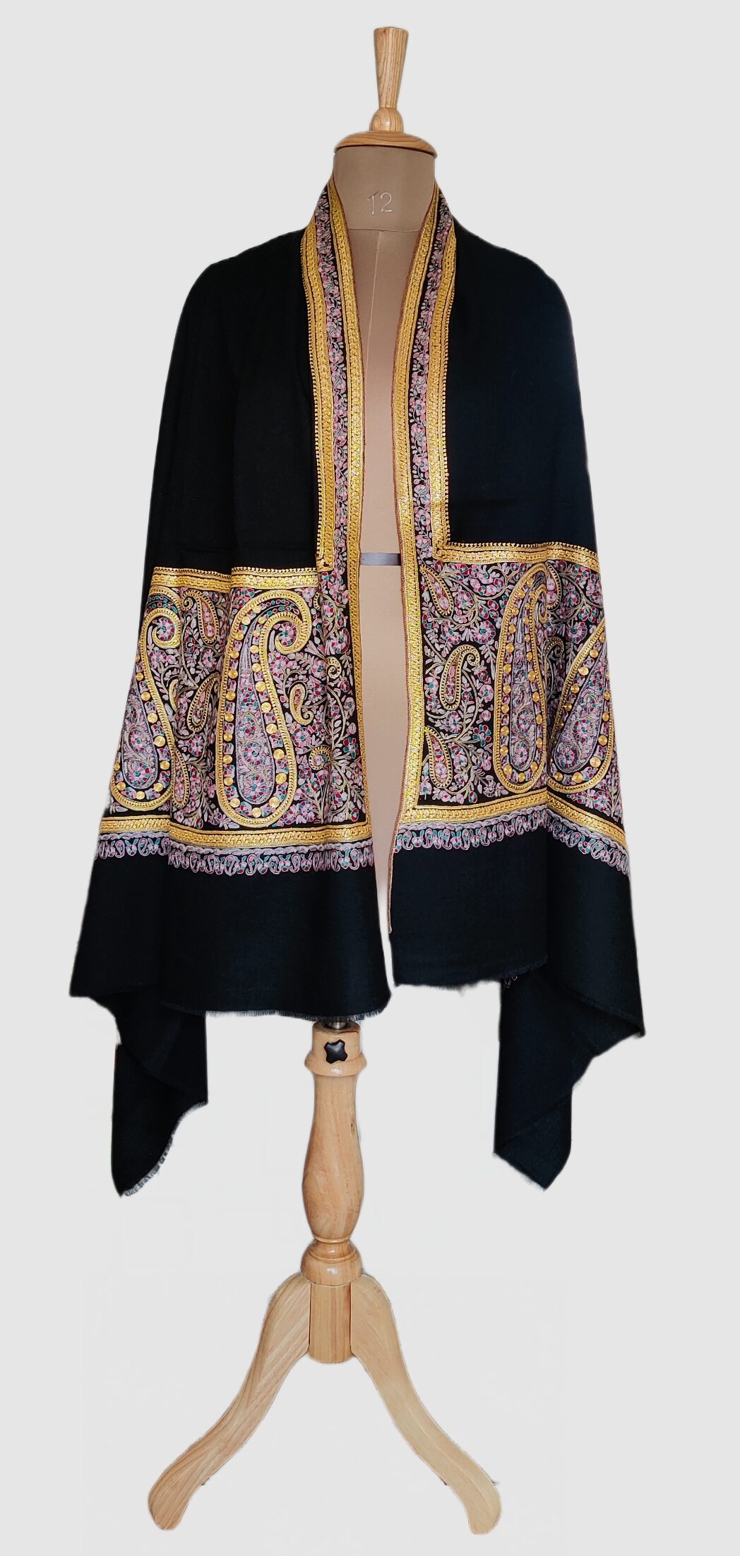 Sozni and Tilla Pashmina Pall shawl