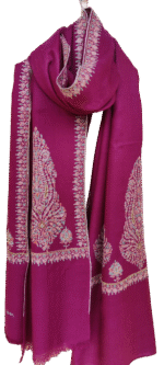 Orchid Pall Butidar Pashmina Shawl - Image 4