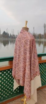 Aharbal white Jamawar Pashmina Shawl - Image 2