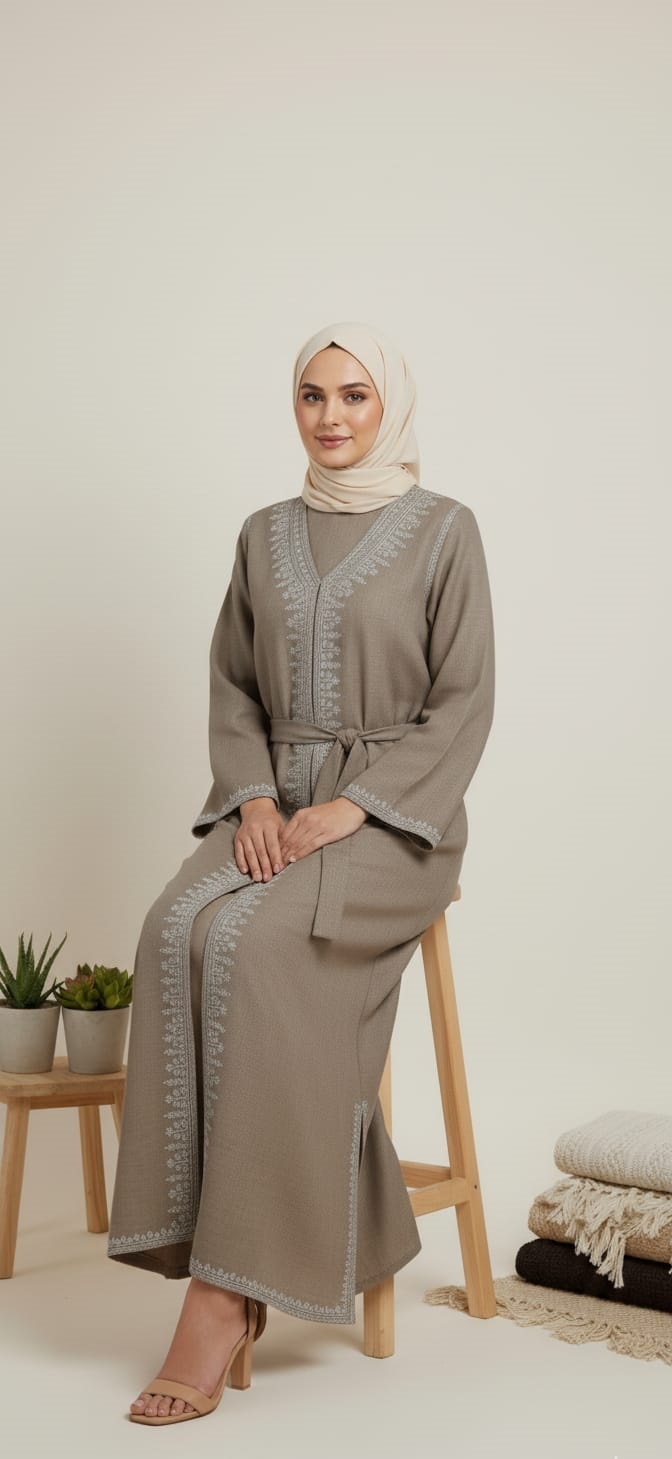 Handwoven Pashmina Evening Gown