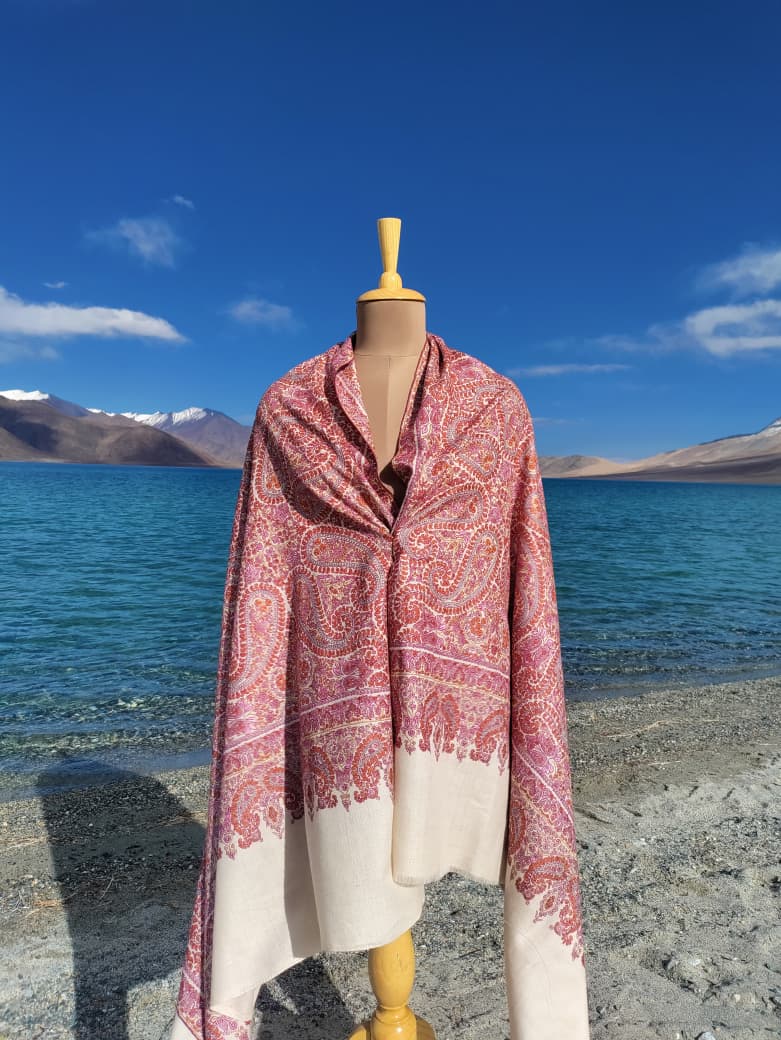 WhatsApp Image 2025-12-23 at 11.00.47 PM Shahkaar Pashmina Shawl - Image 1
