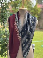 Surkh Ikat pashmina shawl - Image 2