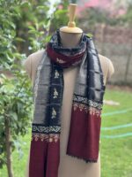 Surkh Ikat pashmina shawl - Image 3
